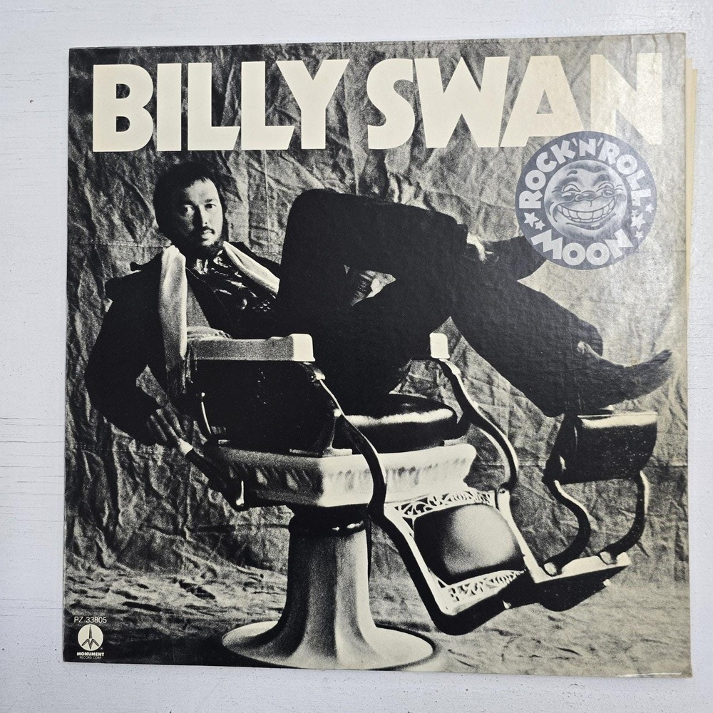 Billy Swan Rock N Roll Moon LP Vintage Vinyl Record 12 Inch Album VG+/VG+